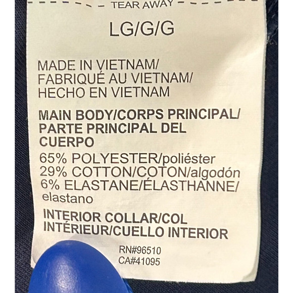 Under Armour Golf Pullover Mens Large Purple Blue Loose Fit 1/4 Zip Sweatshirt - Picture 9 of 11